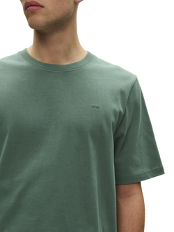 WOOD WOOD Bobby Cotton Regular Fit Short Sleeve T-Shirt, Dark Forest - view 2, Dark Forest