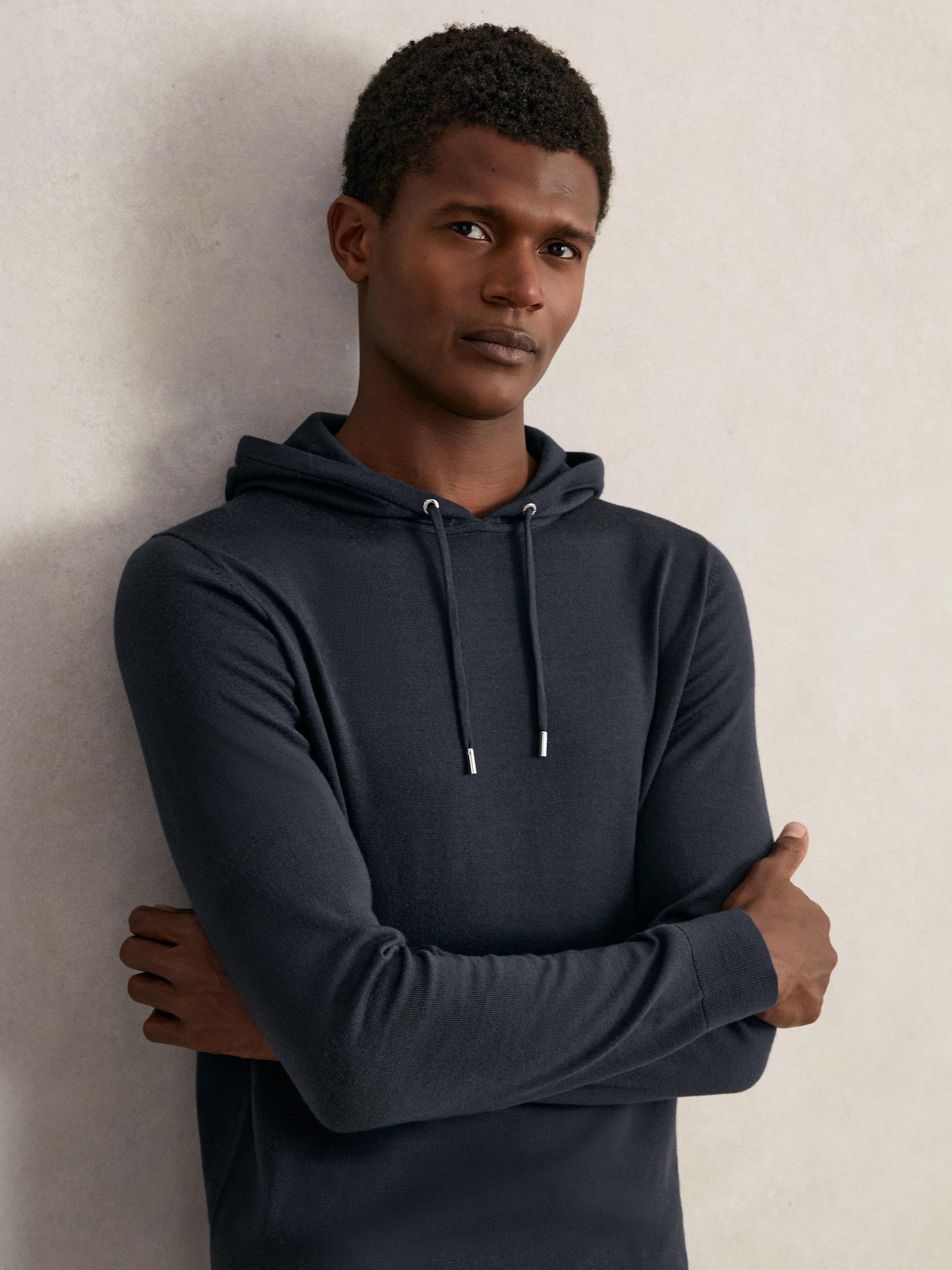 Reiss Holland Merino Wool Hoodie