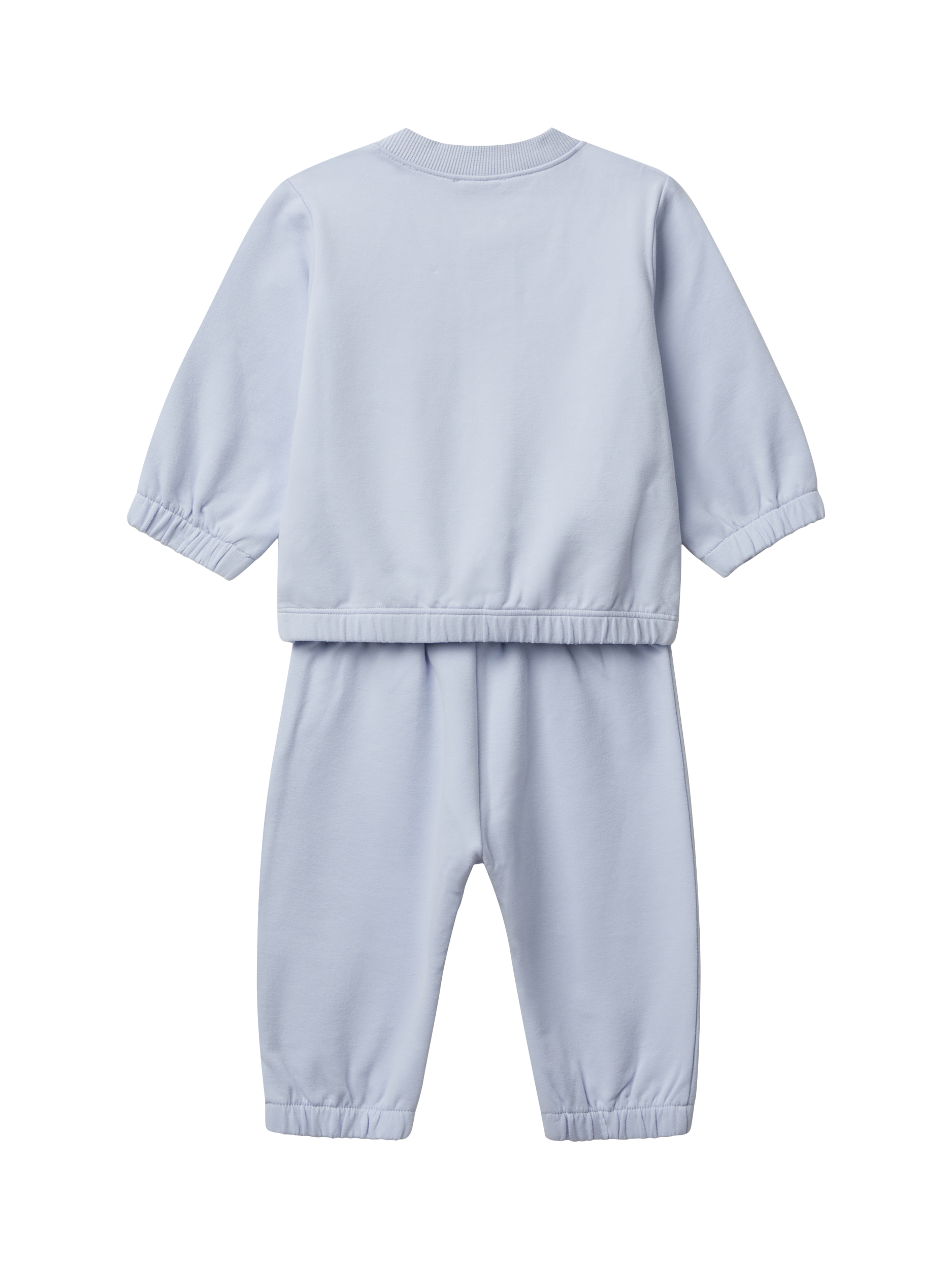 Benetton Baby Cotton Fleece Tracksuit, Pink