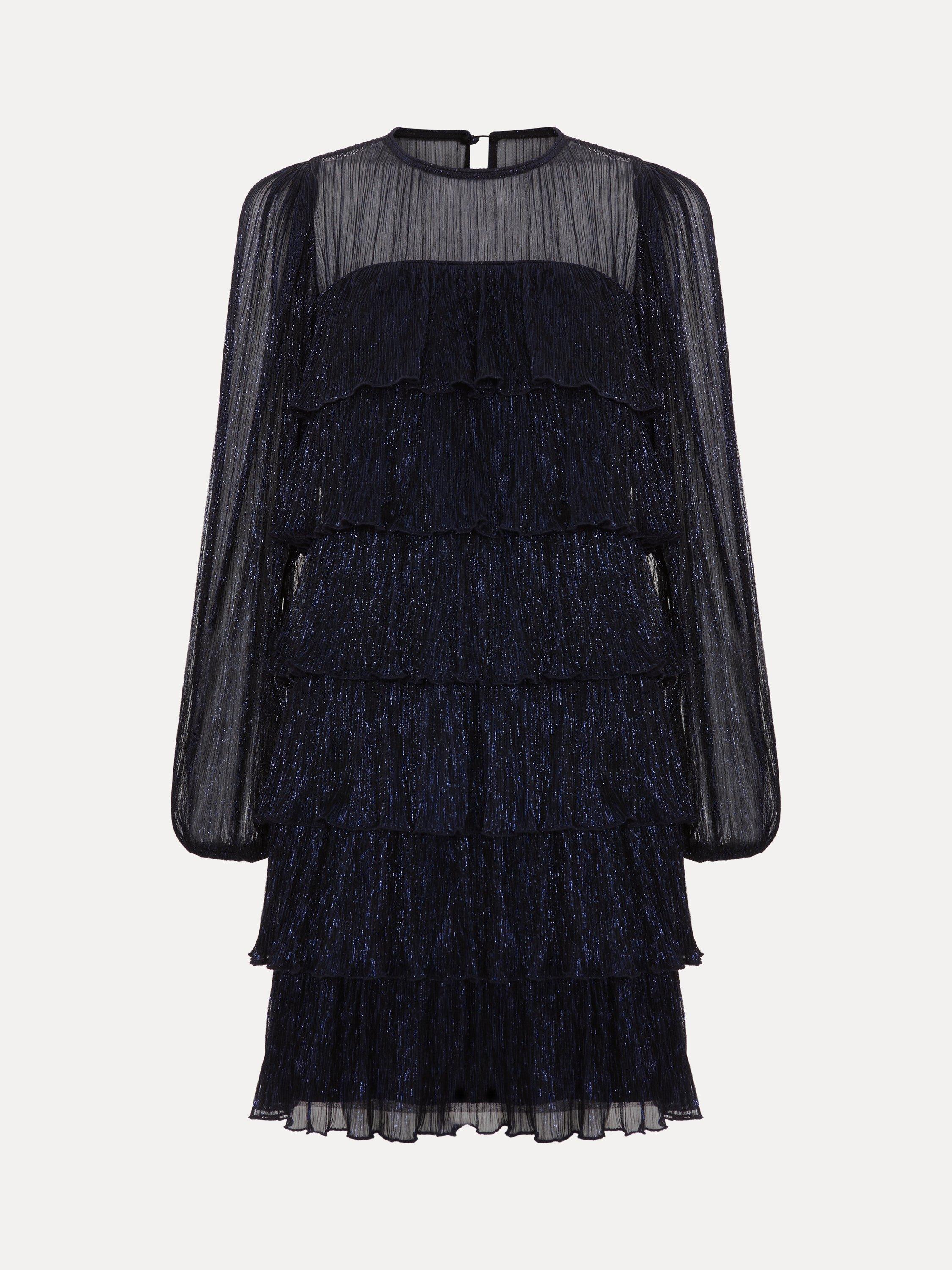 Product image 5 of 7, which shows Phase Eight Petite Nika Dress, Blue, 6