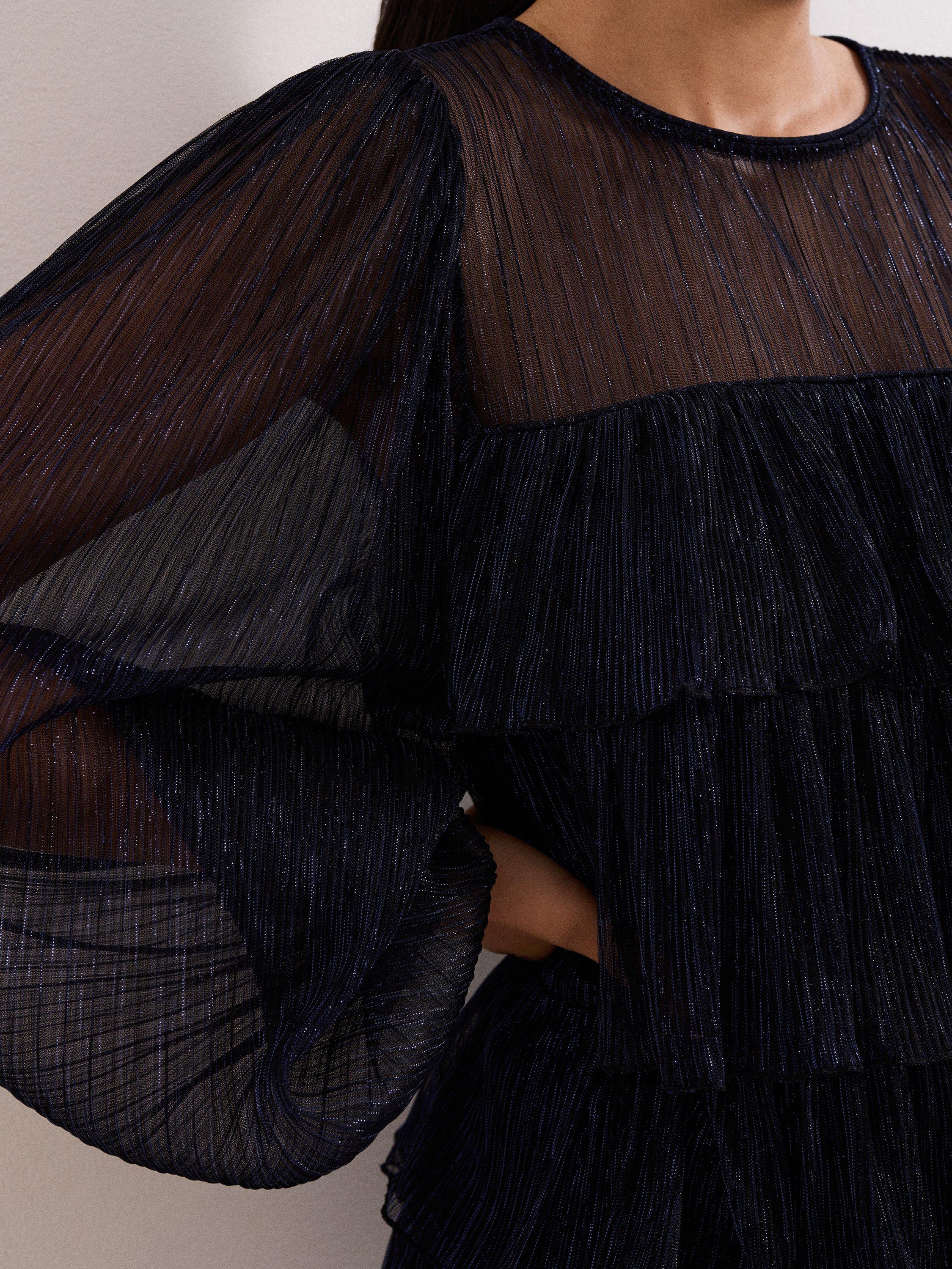 Product image 7 of 7, which shows Phase Eight Petite Nika Dress, Blue, 6