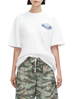 Deus ex Machina Ruff & Smooth Cotton T-Shirt, Vintage White, Vintage White