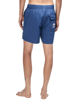 Deus ex Machina Service Swim Shorts, Mechanic Blue - view 2, Mechanic Blue