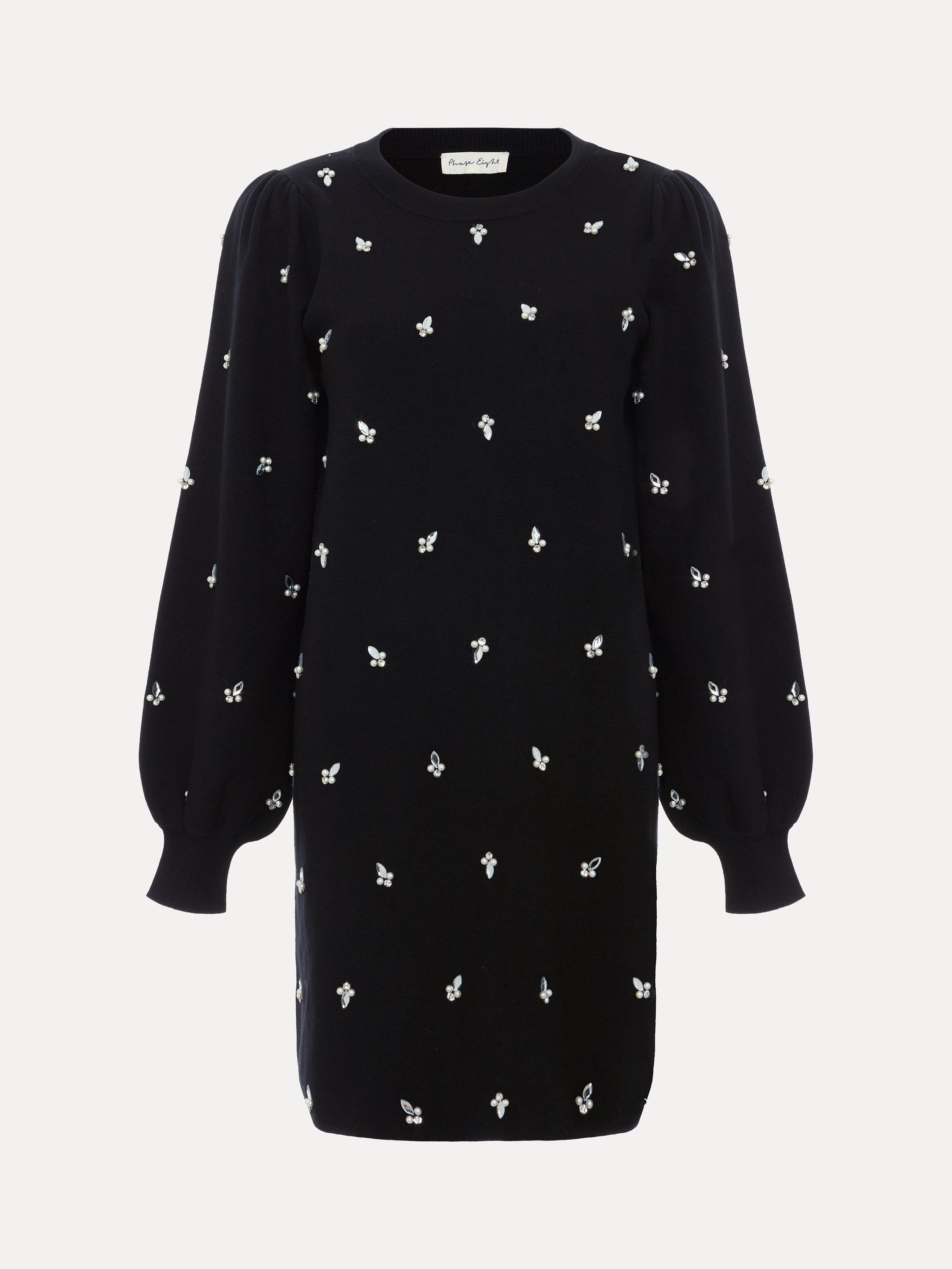 Phase Eight Cindy Jewelled Jumper Dress containing LENZING