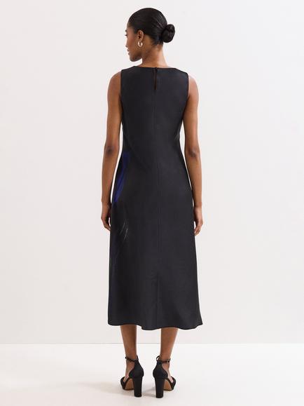 Phase Eight Felicity Floral Dress, Black - view 2, Black