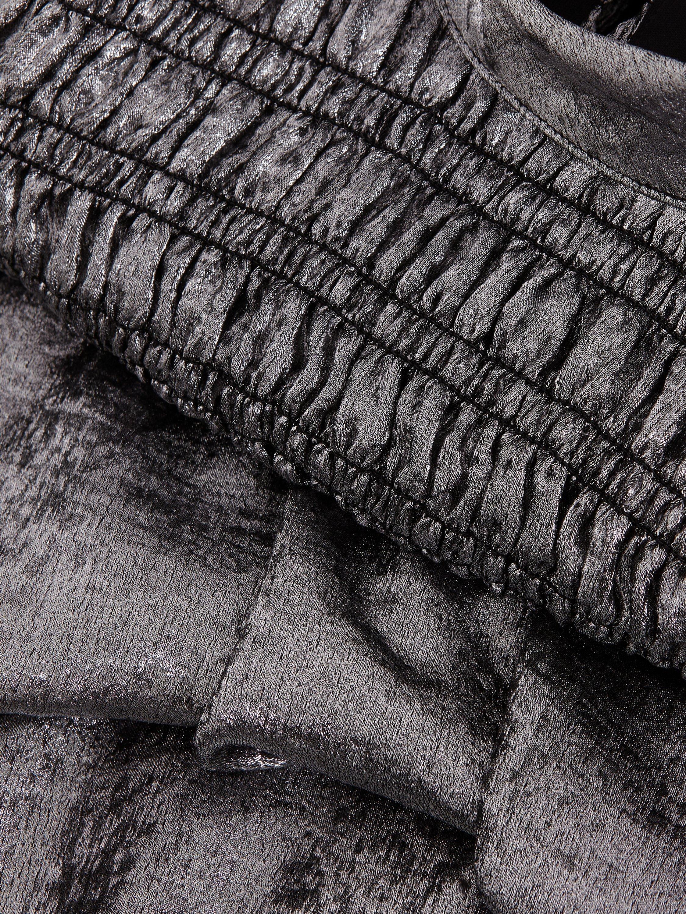 Product image 6 of 8, which shows Phase Eight Tasmin Metallic Maxi Dress, Silver, 8