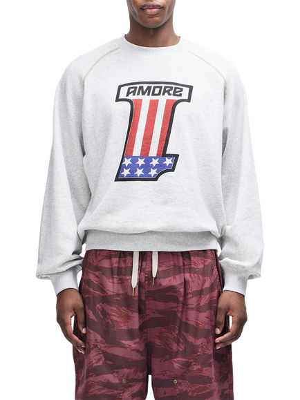 Deus ex Machina One More Cotton Sweatshirt, Lt Grey Marle, Lt Grey Marle