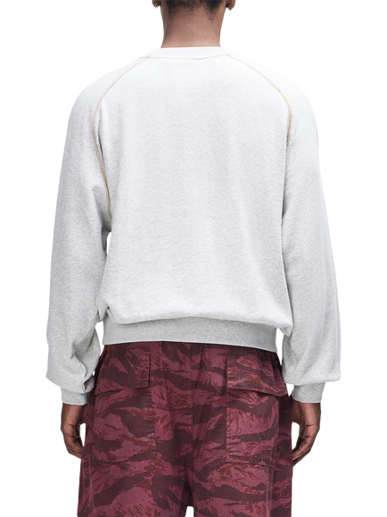 Deus ex Machina One More Cotton Sweatshirt, Lt Grey Marle - view 2, Lt Grey Marle