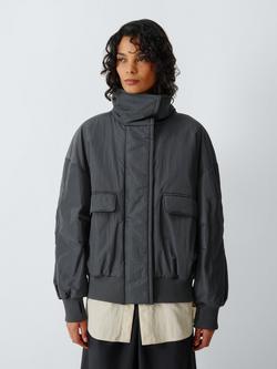 MM by MaxMara Lamaca Jacket, Dark Grey, Dark Grey