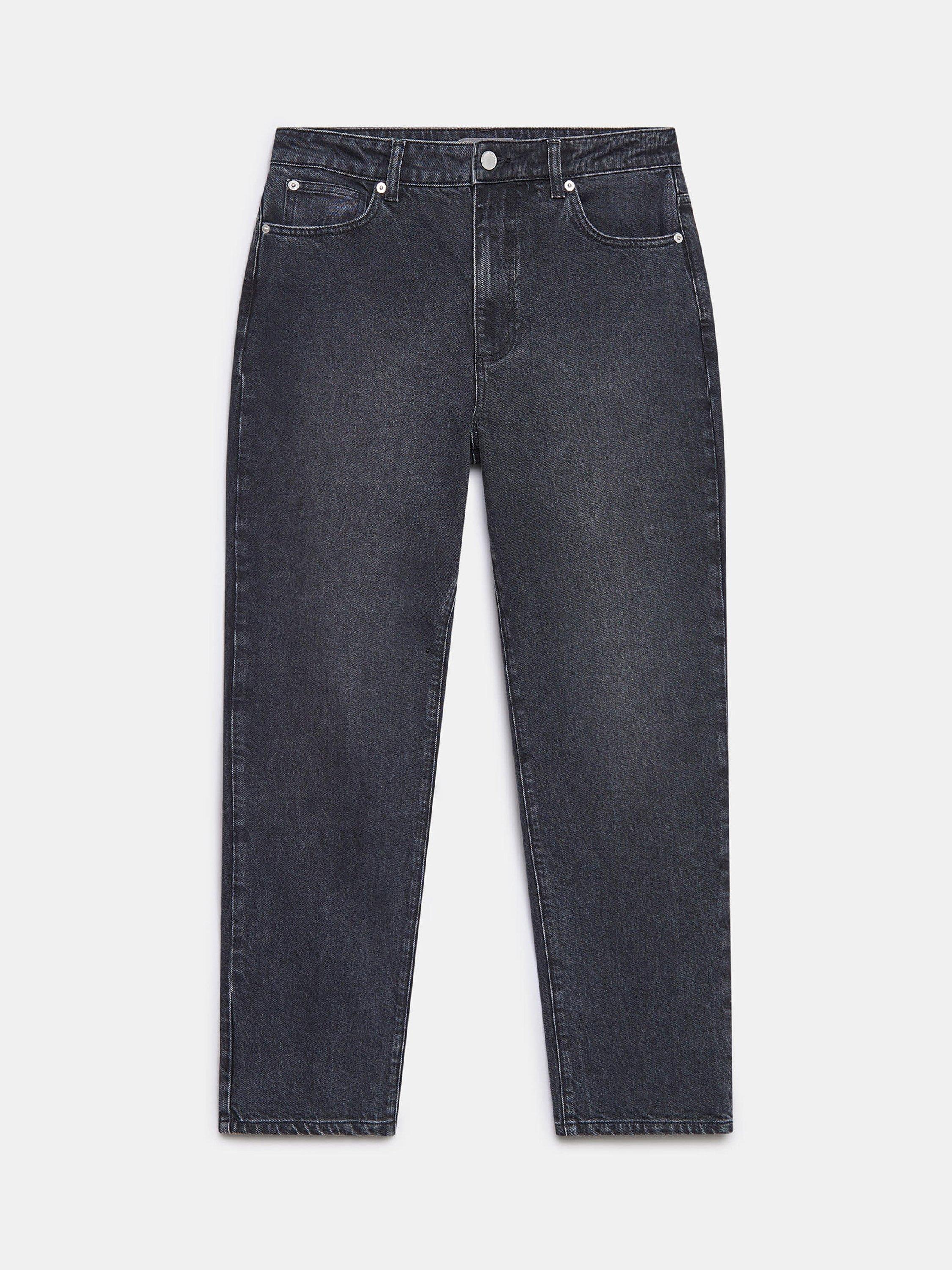 Product image 7 of 8, which shows Mint Velvet High Rise Slim Jeans, Black, 10R
