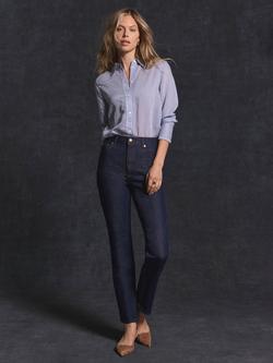 Mint Velvet High Rise Slim Jeans, Dark Indigo, Dark Indigo