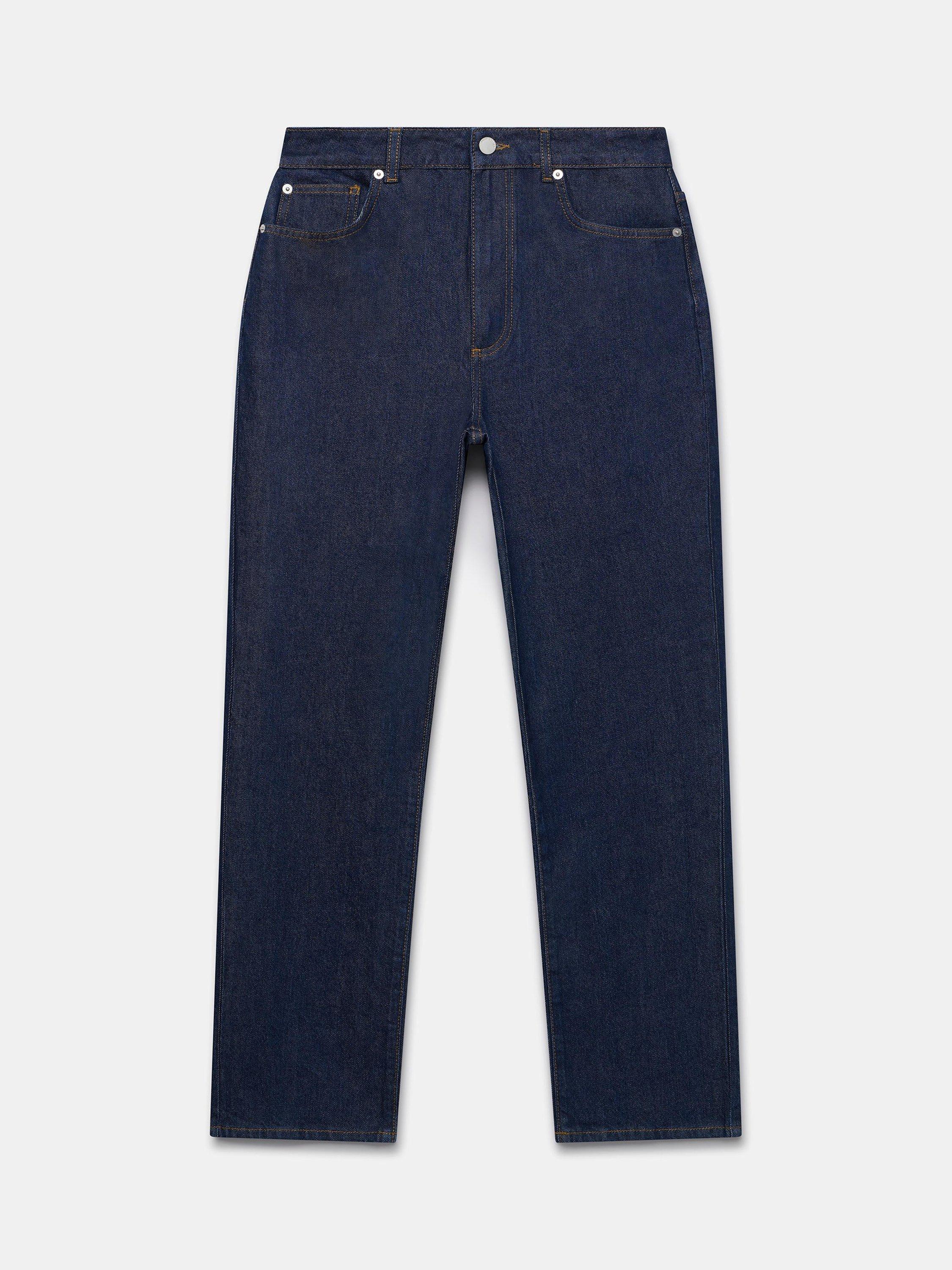 Product image 6 of 6, which shows Mint Velvet High Rise Slim Jeans, Dark Indigo, 10R