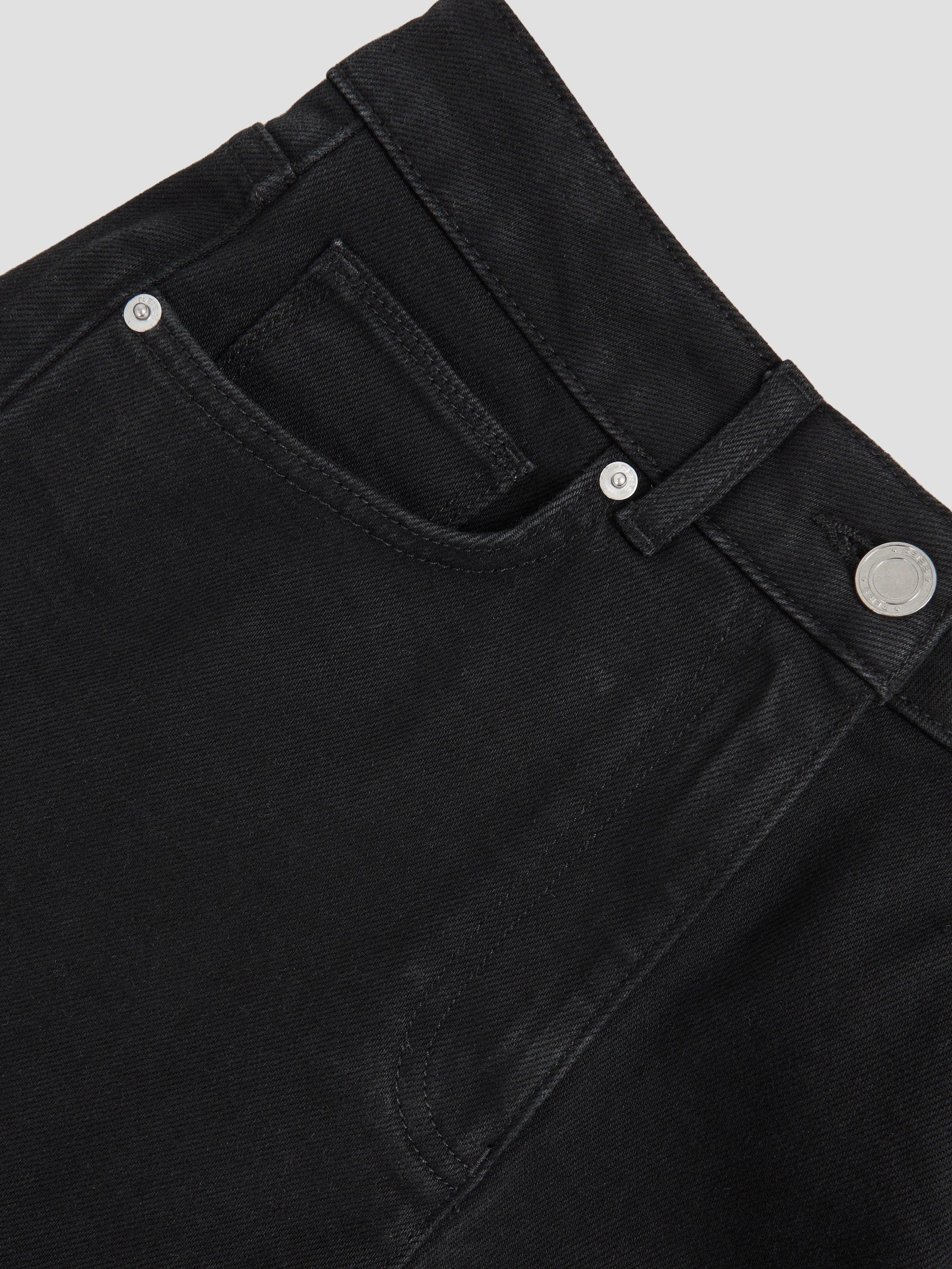 Product image 2 of 5, which shows Reiss Selin Straight Jeans, Black, 34R