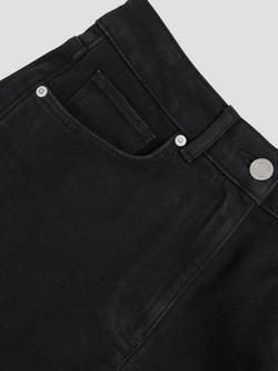 Reiss Selin Straight Jeans, Black - view 2, Black