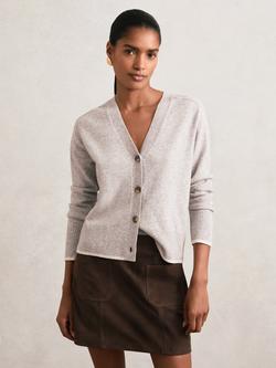 Reiss Vida Pure Suede Mini Skirt, Chocolate Brown, Chocolate Brown