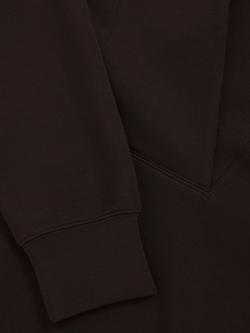Reiss Annabel Cross Neck Top, Dark Chocolate - view 2, Dark Chocolate