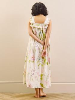 Their Nibs Lily Sleeveless Nightdress, White - view 2, White