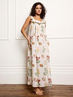 Their Nibs Wallpaper Floral Sleeveless Nightdress, Natural, Natural