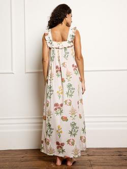 Their Nibs Wallpaper Floral Sleeveless Nightdress, Natural - view 2, Natural