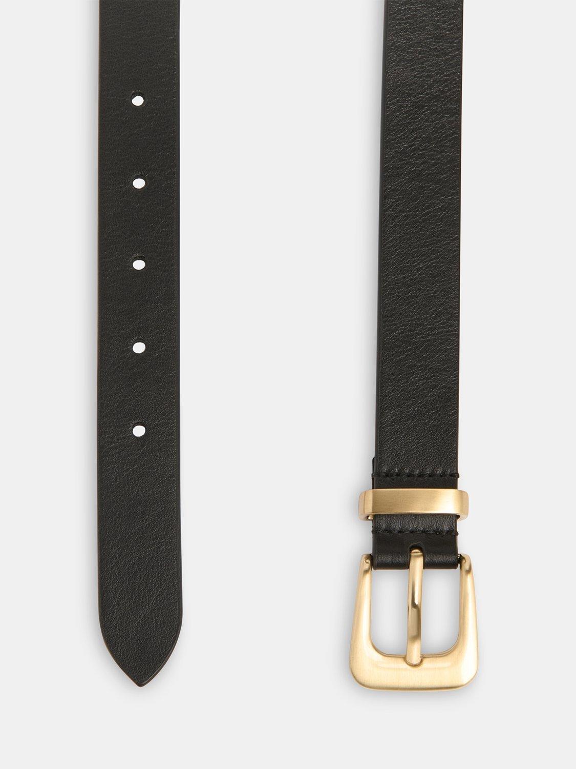 Product image 3 of 3, which shows Forever New Metal Keeper Belt , Black, S