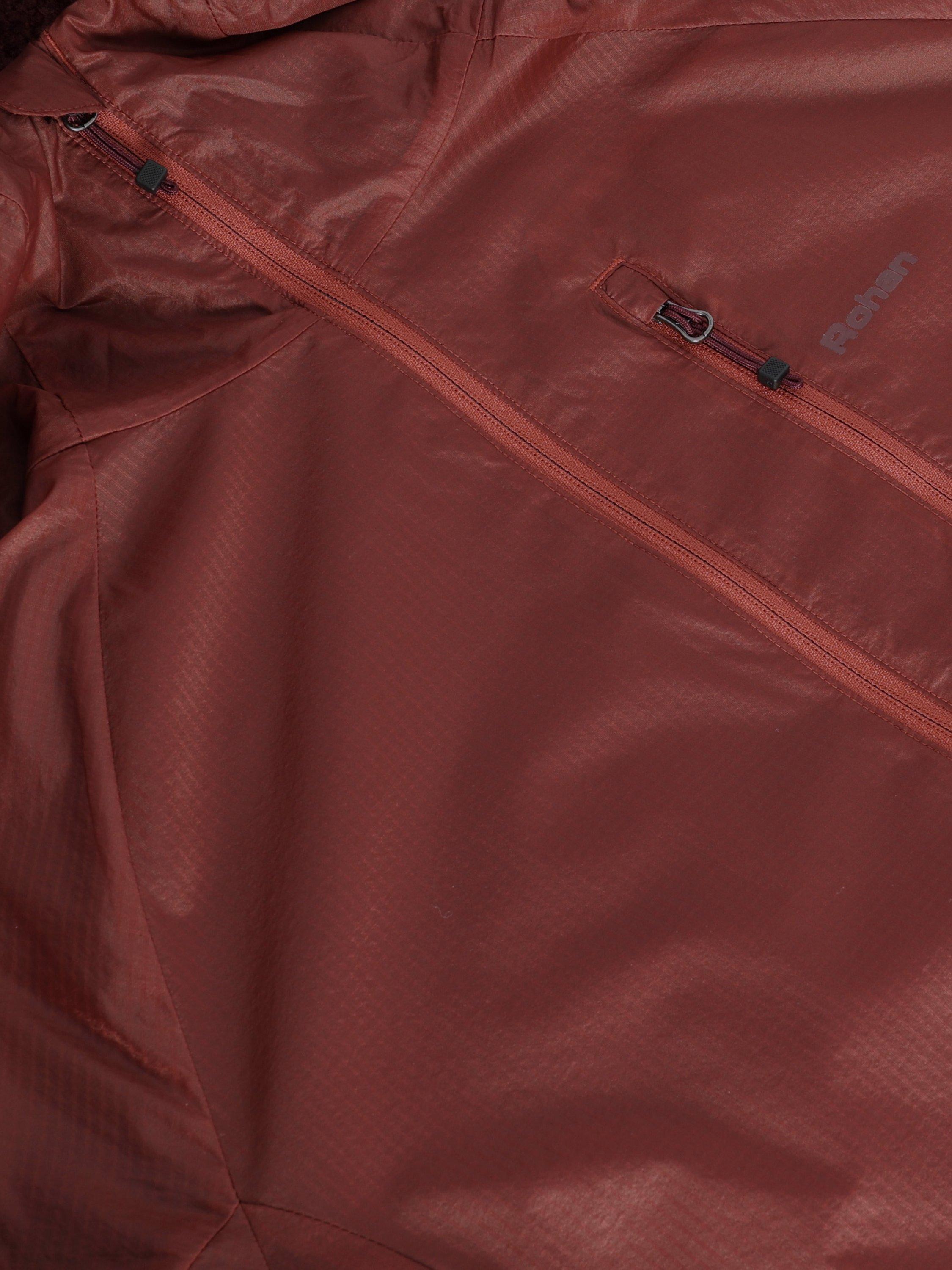 Product image 10 of 11, which shows Rohan Bora Fleece Lined Jacket, Arizona Red, XS
