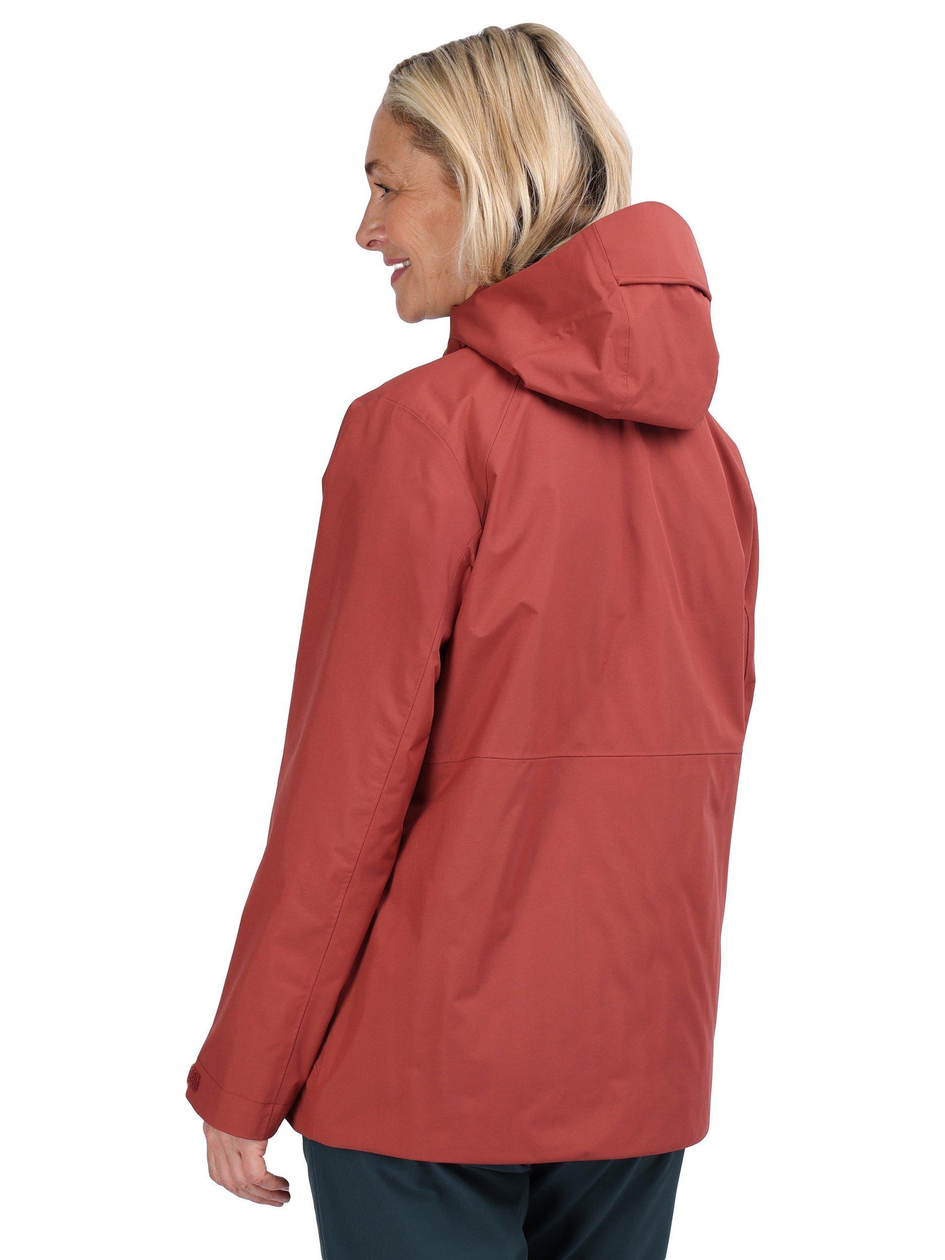Product image 2 of 7, which shows Rohan Coniston Waterproof Coat, Arizona Red, XS