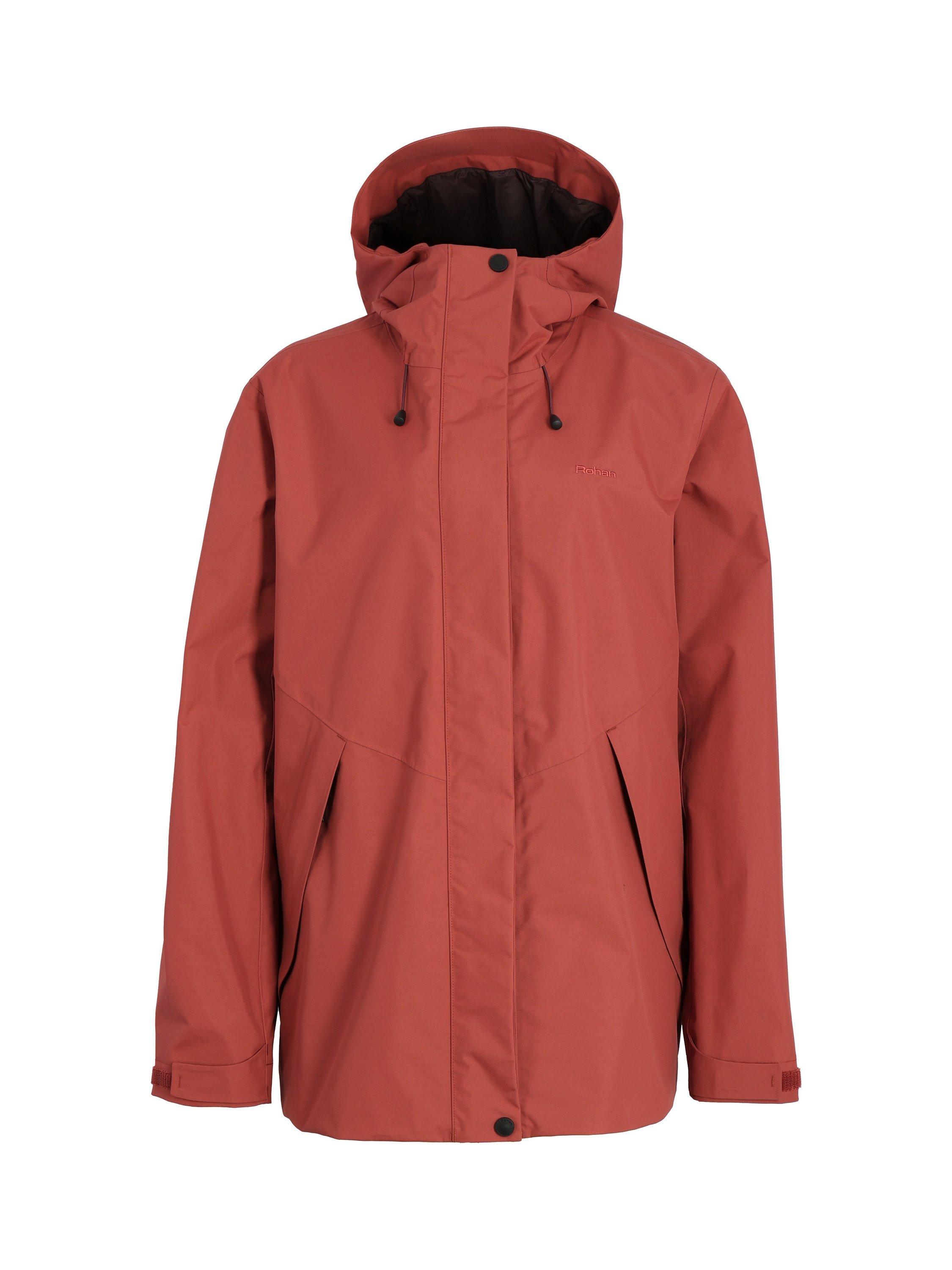 Product image 3 of 7, which shows Rohan Coniston Waterproof Coat, Arizona Red, XS