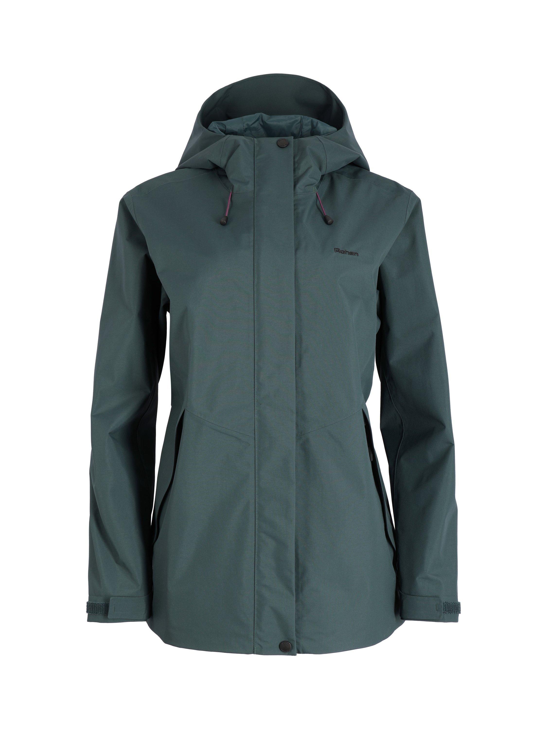 Product image 3 of 6, which shows Rohan Coniston Waterproof Coat, Ethereal Green, XS