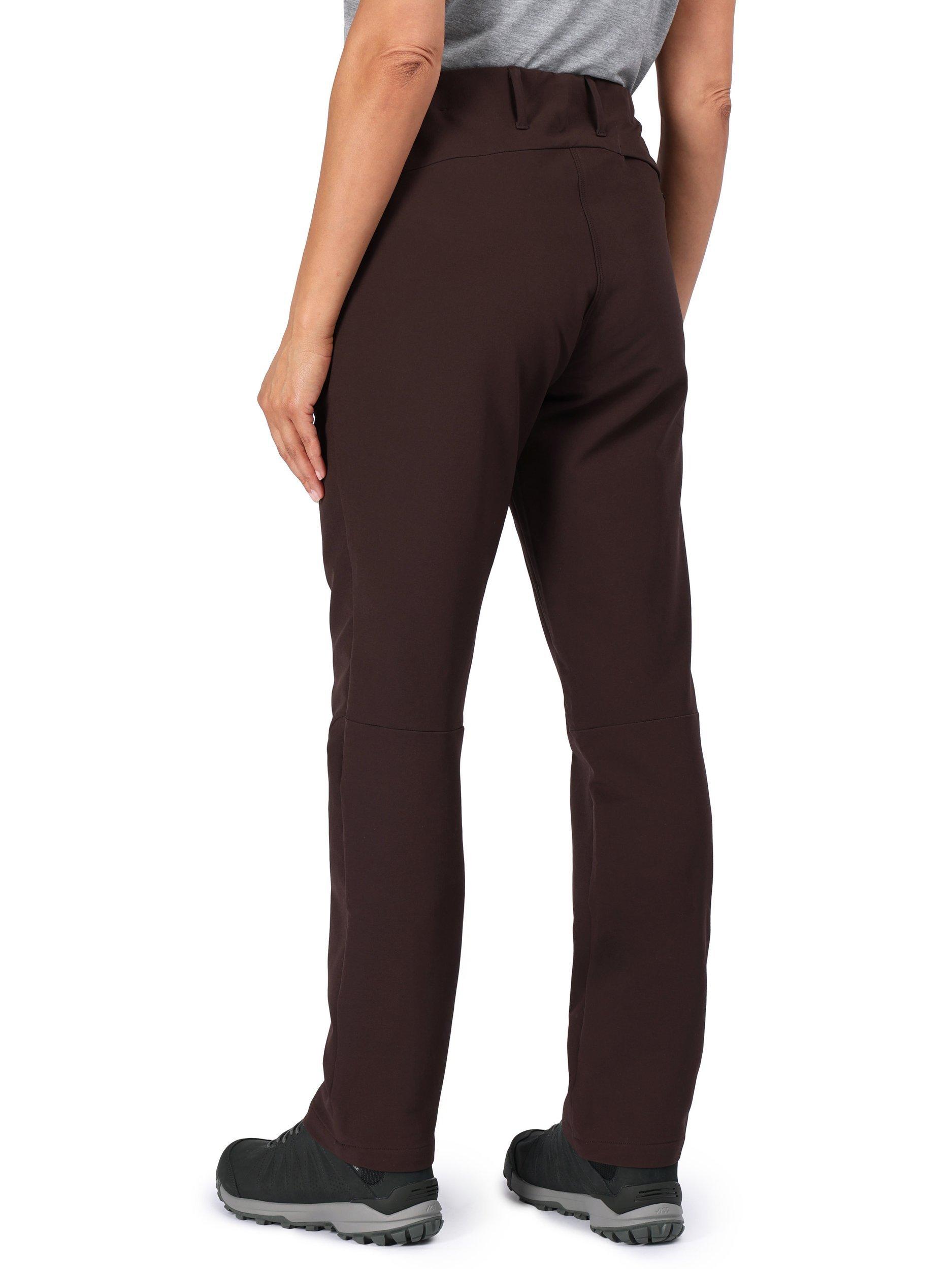 Product image 2 of 7, which shows Rohan Striders Water Repellent Trousers, Darkest Plum, 8S