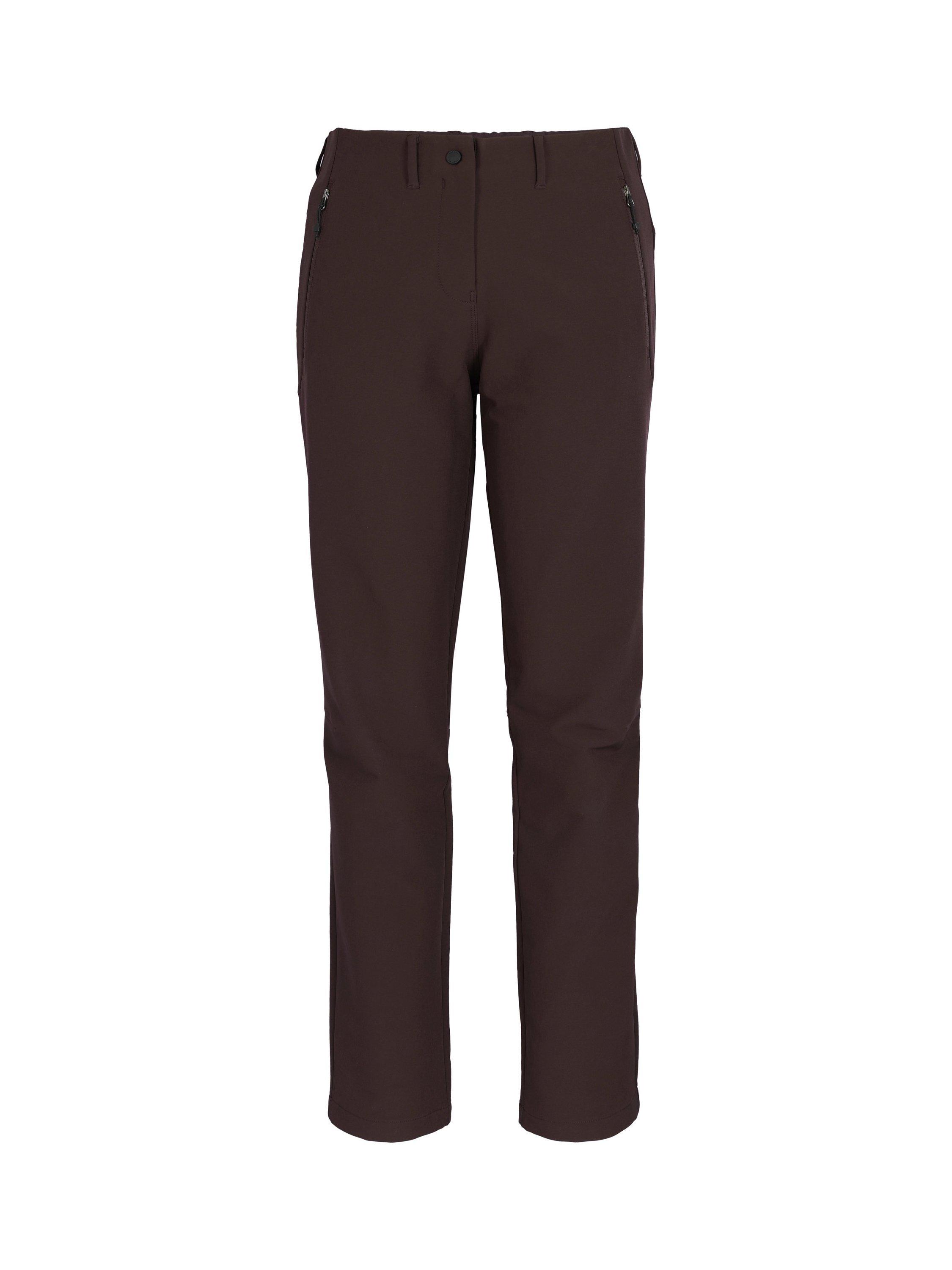 Product image 3 of 7, which shows Rohan Striders Water Repellent Trousers, Darkest Plum, 8S