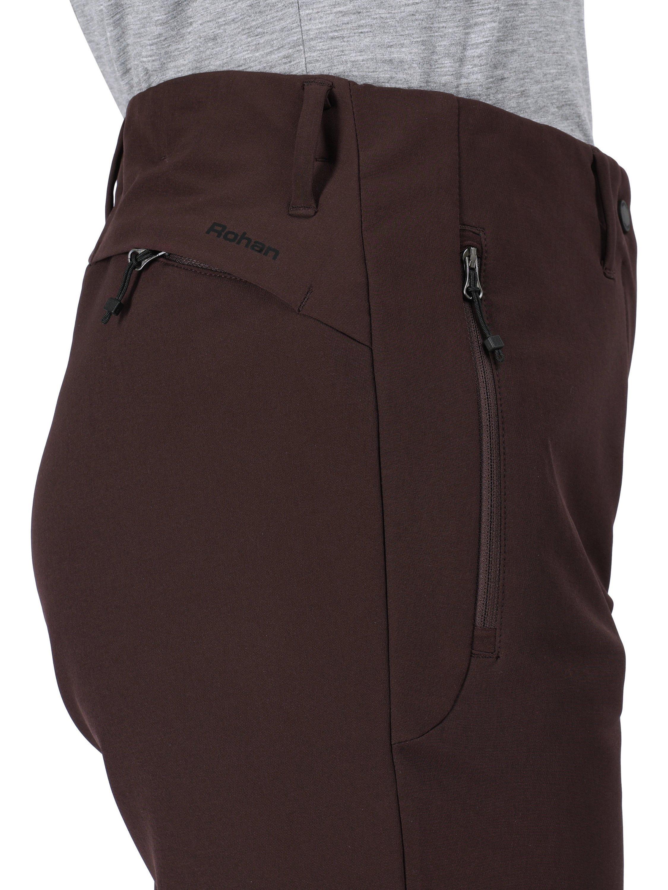 Product image 5 of 7, which shows Rohan Striders Water Repellent Trousers, Darkest Plum, 8S