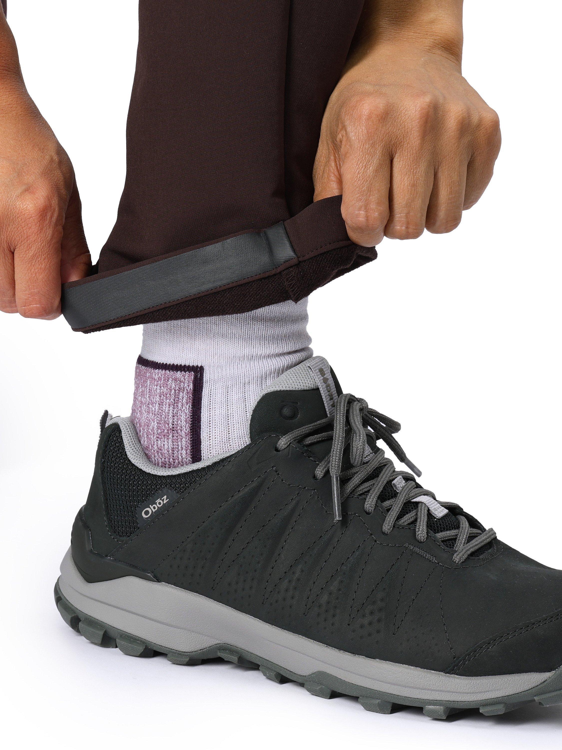 Product image 6 of 7, which shows Rohan Striders Water Repellent Trousers, Darkest Plum, 8S