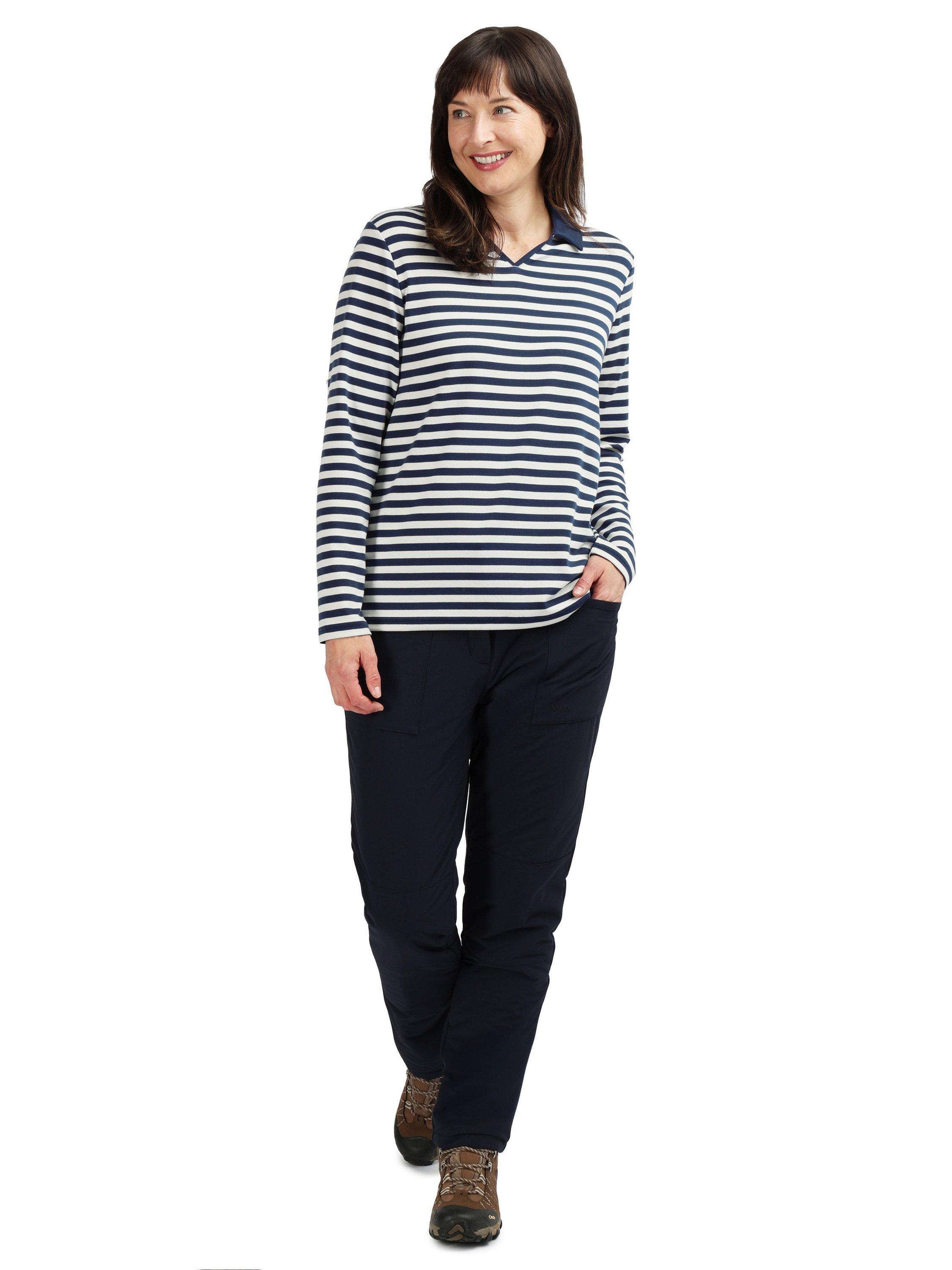 Product image 4 of 4, which shows Rohan Strand Long Sleeve Top, Blue Stripe, XS