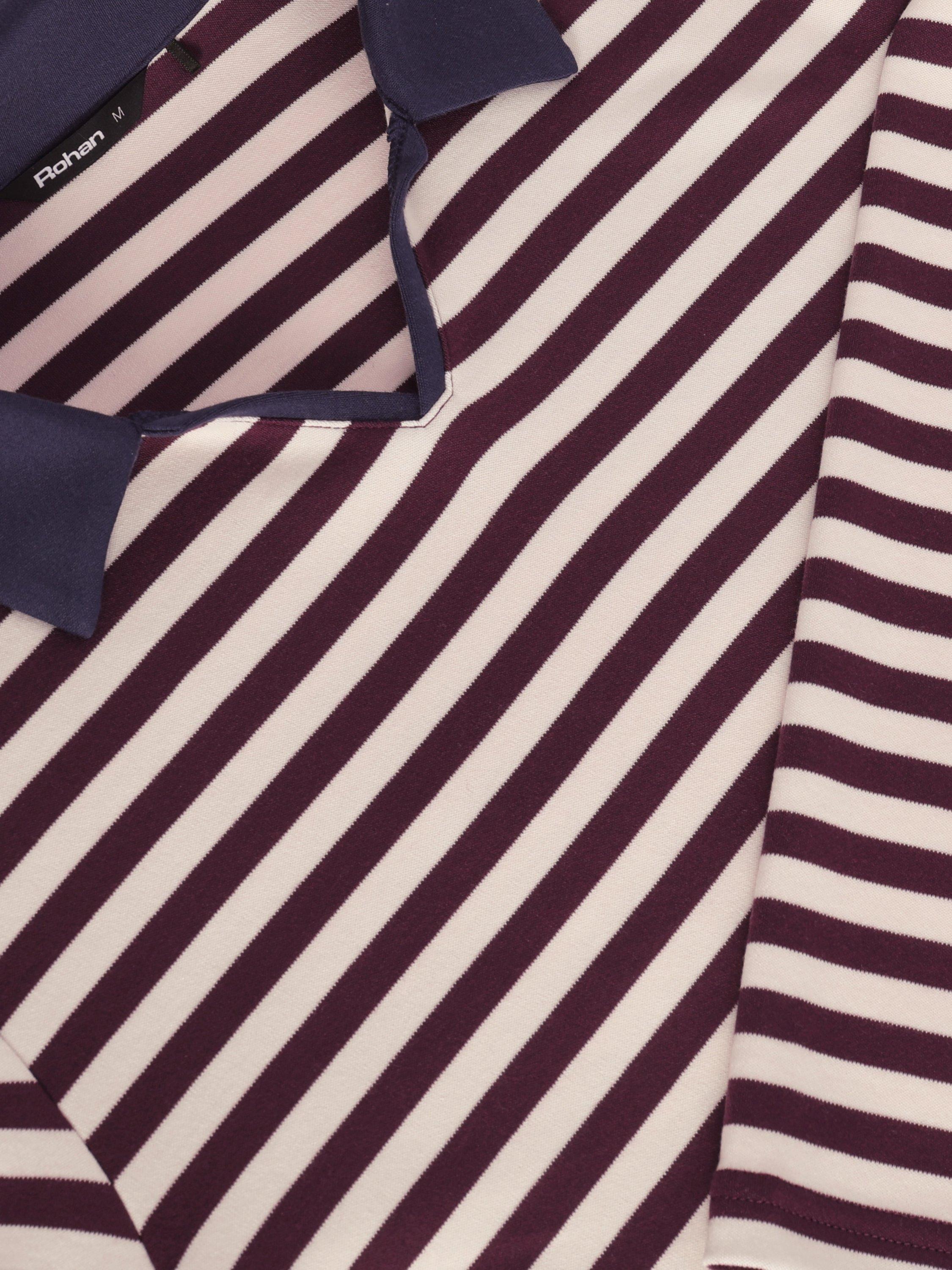 Product image 5 of 5, which shows Rohan Strand Long Sleeve Top, Purple Stripe, XS