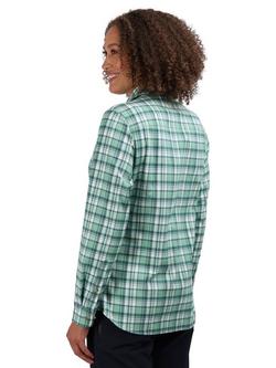 Rohan Sandford Shirt, Green/Ecru Check - view 2, Green/Ecru Check