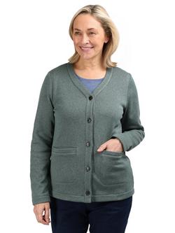 Rohan Ridgeway Ridgeway Fleece Cardigan, Venice Green Marl
