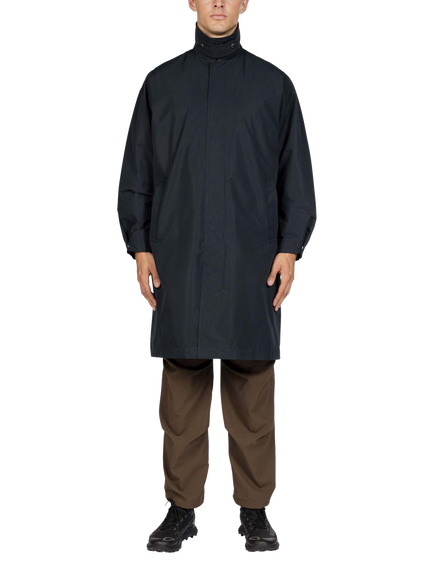 Snow Peak High Collared Windproof Jacket, Dark Navy, Dark Navy