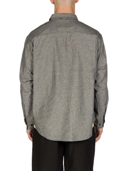 Snow Peak Cotton Chambray Shirt - view 2, Black