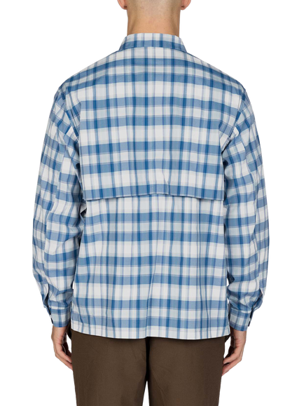 Snow Peak Breezy Check Shirt - view 2, Light Blue