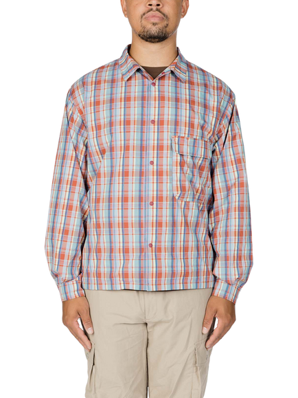 Snow Peak Breezy Check Shirt, Red