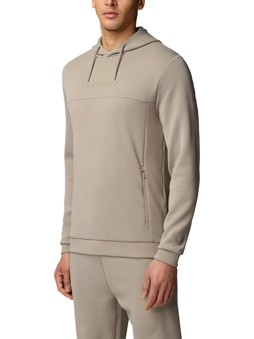 Product image 1 of 3, which shows Castore Scuba Hoodie, Mushroom, S