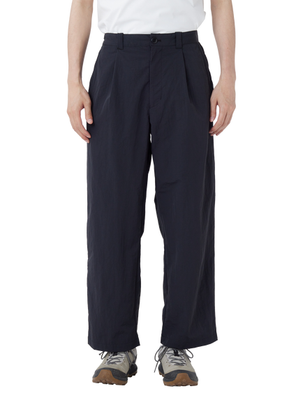 Snow Peak Nylon Washer Trousers, Black, Black