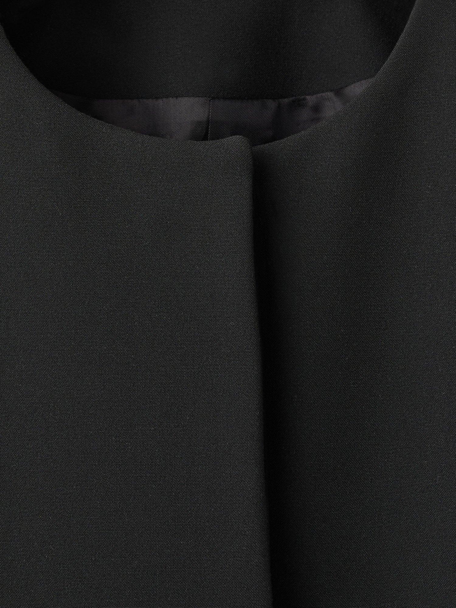 Product image 5 of 8, which shows Mango Tropi Tailored Blazer, Black, L