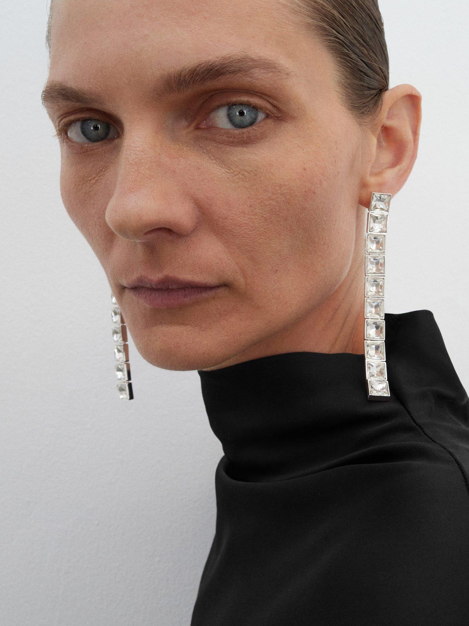 Product image 2 of 7, which shows Mango Elisa Asymmetric Satin Dress, Black, 6