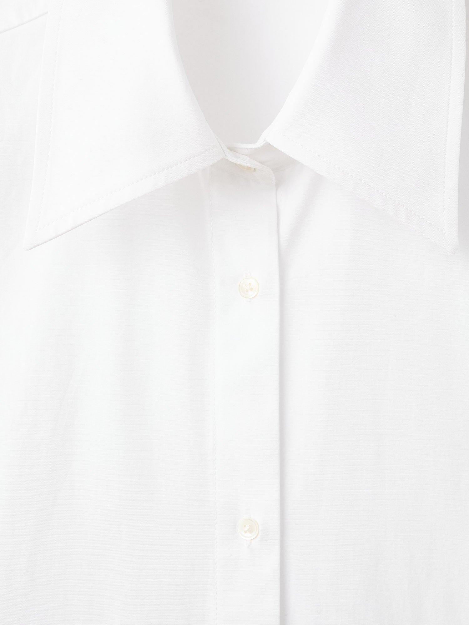 Product image 8 of 8, which shows Mango Lombarda Cross Back Shirt, White, 10