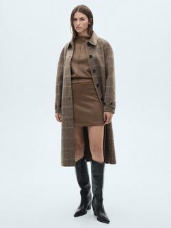 Mango Texas Mini Skirt - view 2, Lt Pastel Brown