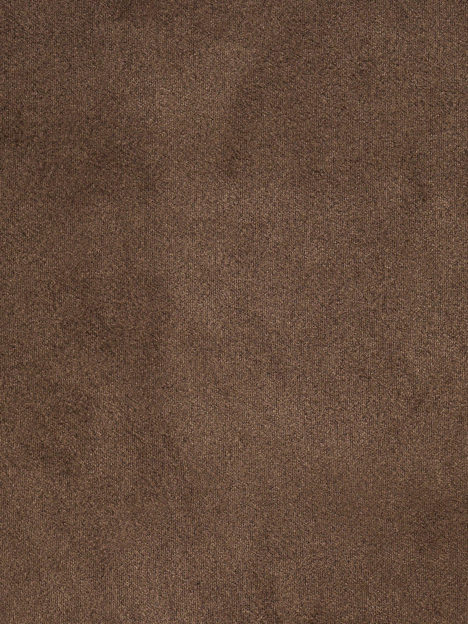 Product image 5 of 8, which shows Mango Texas Short Sleeve High Neck Blouse, Lt Pastel Brown, S