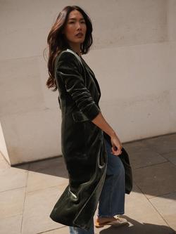 NRBY Odette Opera Single Breasted Coat - view 2, Khaki