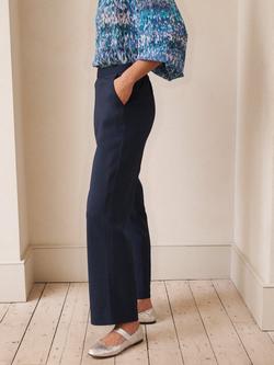 NRBY Thea Stretch Tailored Trousers, Navy - view 2, Navy