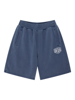 Deus ex Machina Cotton Shield Dyed Shorts, Mechanic Blue, Mechanic Blue